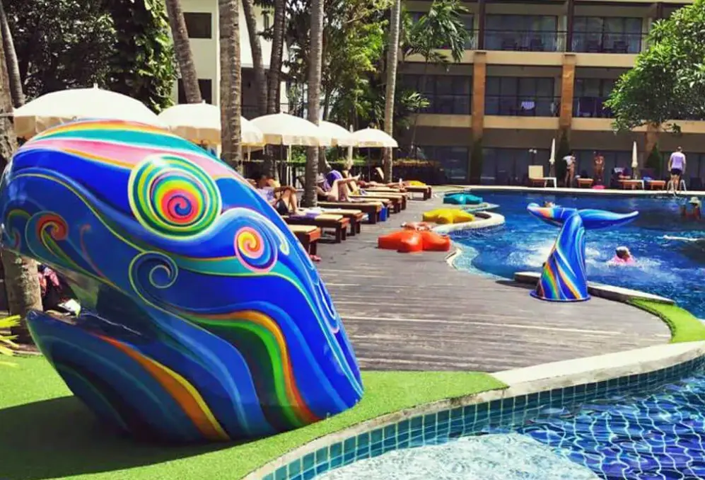 Basen w hotelu Peach Hill Resort & Spa