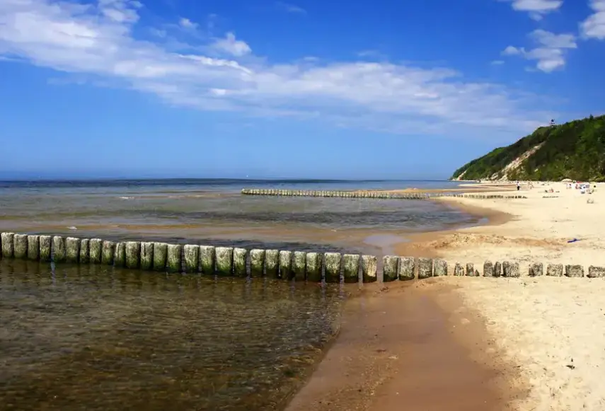 Plaża przy hotelu Polonia (Międzyzdroje)