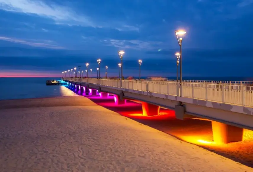 Plaża przy hotelu Proeko Polonia Apartamenty