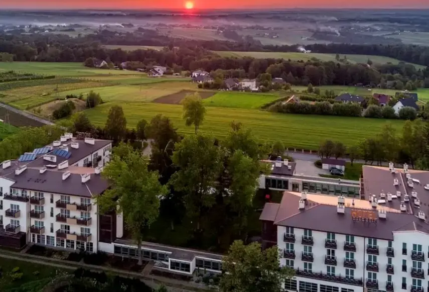 Widok z hotelu Radocza Park Active & Spa