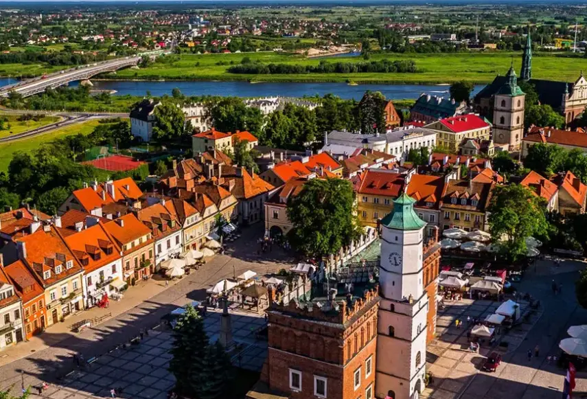 Widok z hotelu Rezydencja pod Pieprzówkami
