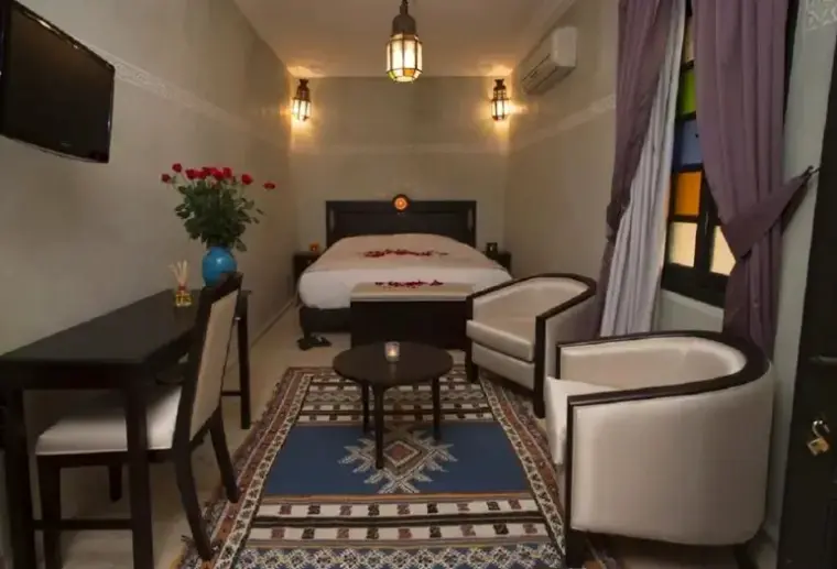 Pokój w hotelu Riad Rose Du Desert
