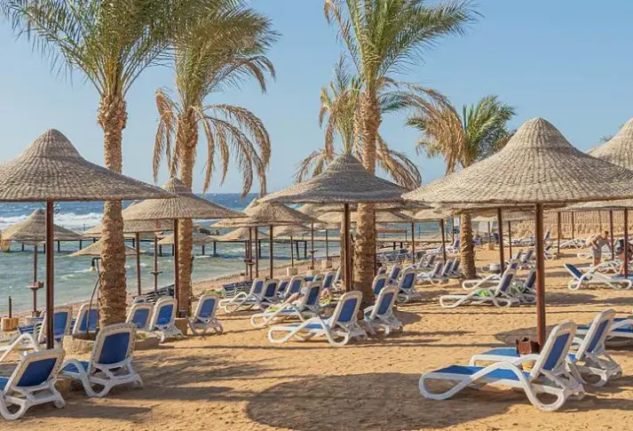 Plaża przy hotelu Tamra Beach Sharm