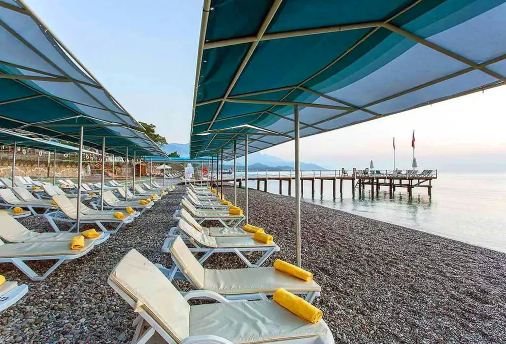 Plaża przy hotelu Tu Casa Gelidonya (ex Novia)