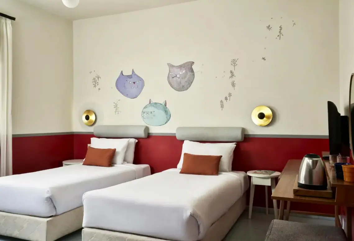 Pokój w hotelu Turtles Inn