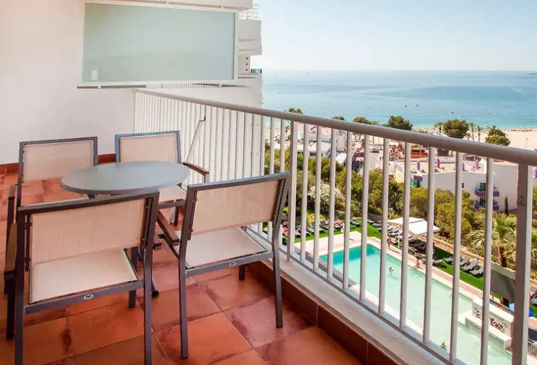 Widok z hotelu Vistasol Apartamentos