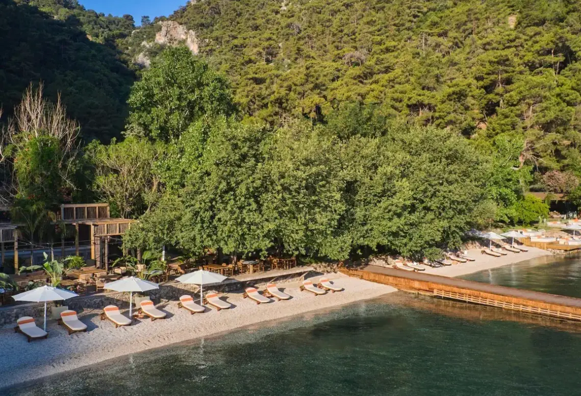 Plaża przy hotelu Yazz Collective