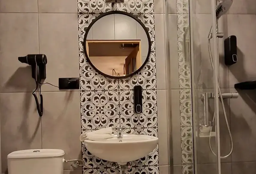 Łazienka w pokoju hotelu Zapotoczny Residence