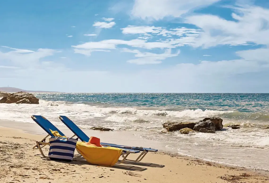 Plaża przy hotelu Zeus Kos Beach