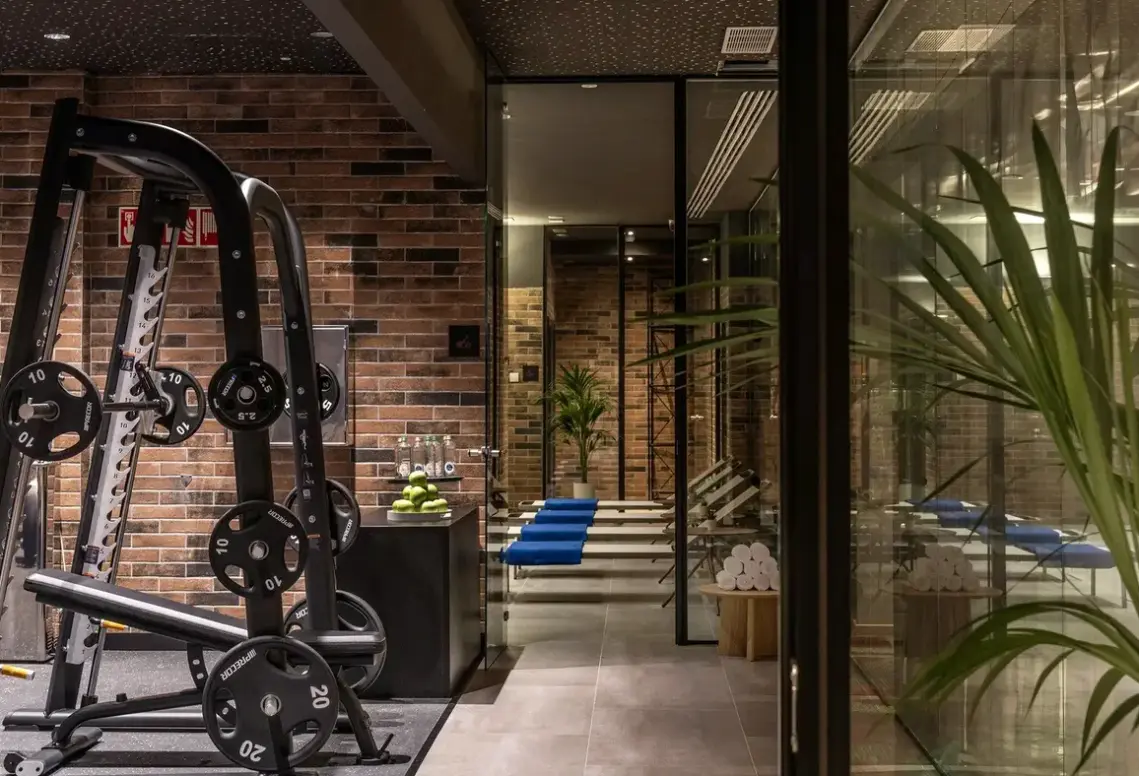 Siłownia w hotelu Axel Bilbao