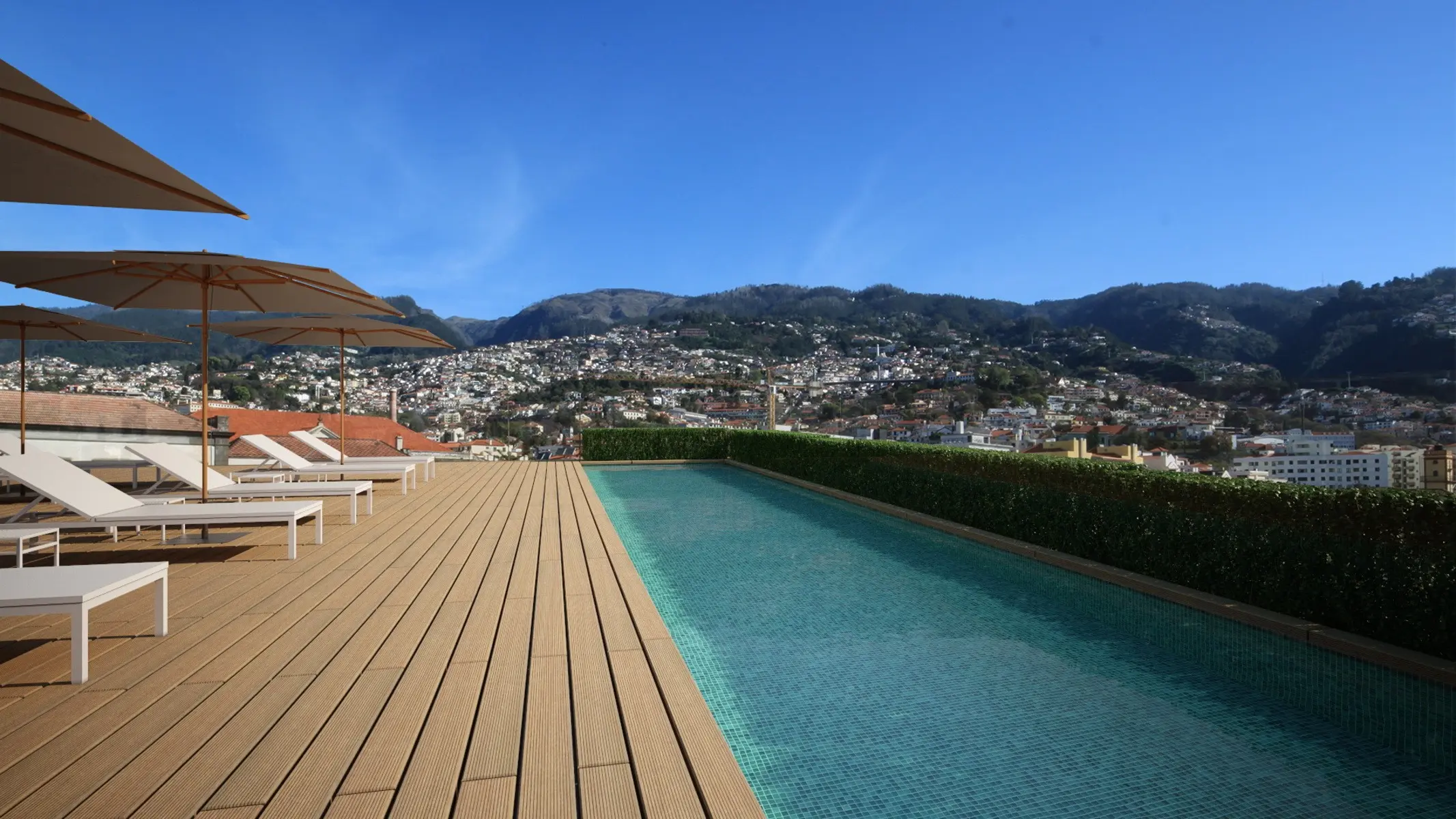 Widok z hotelu Castanheiro Boutique