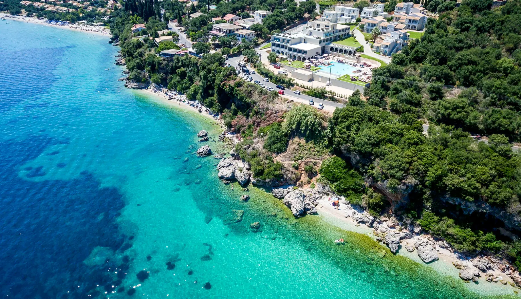 Plaża przy hotelu Golden Mare