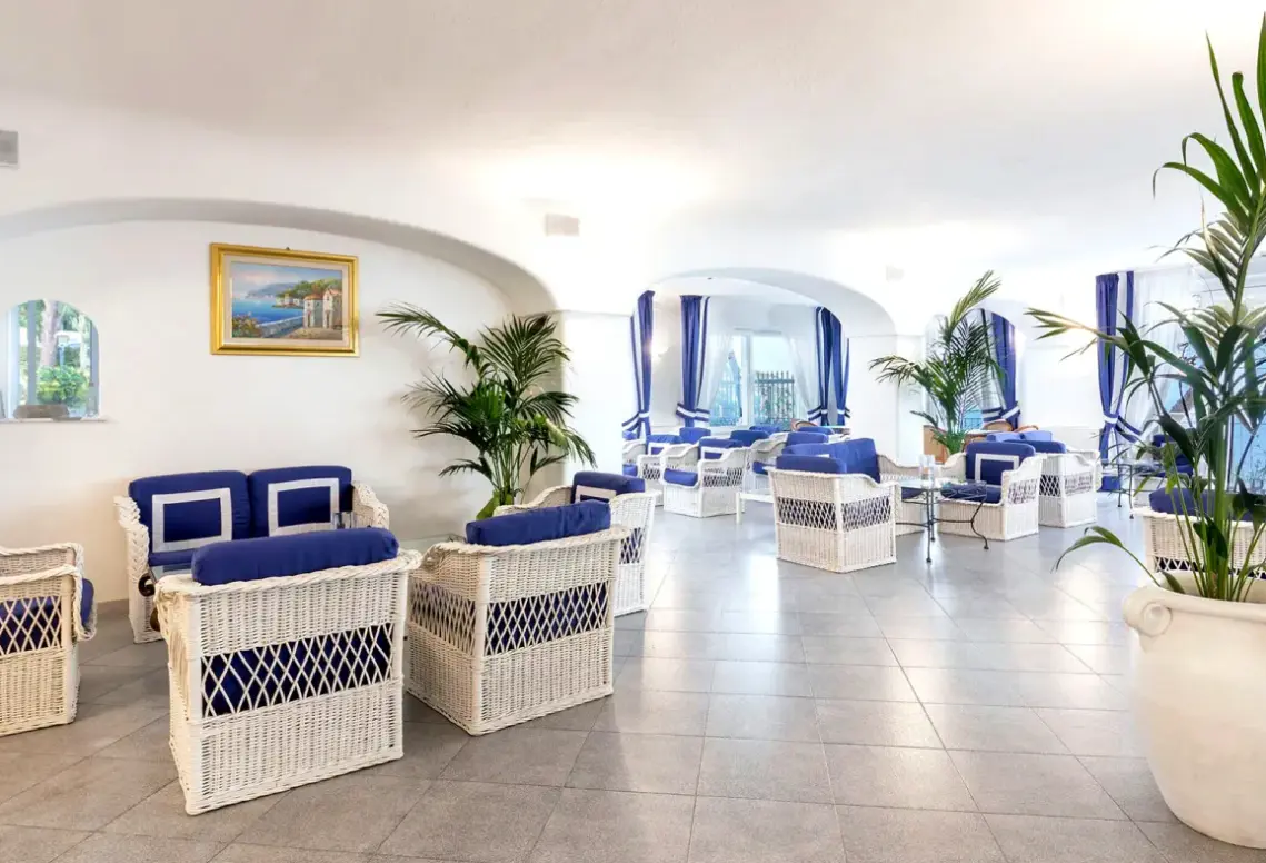 Lobby hotelu Grazia alla Scannella