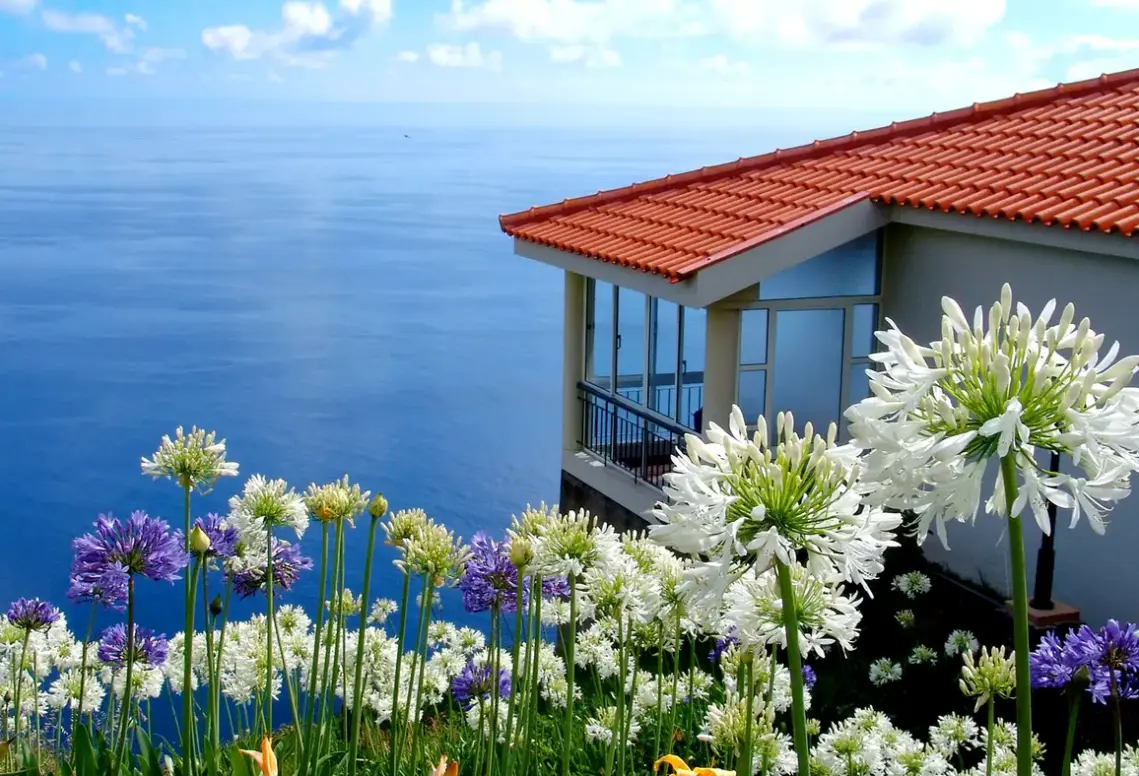 Widok z hotelu Jardim Atlántico