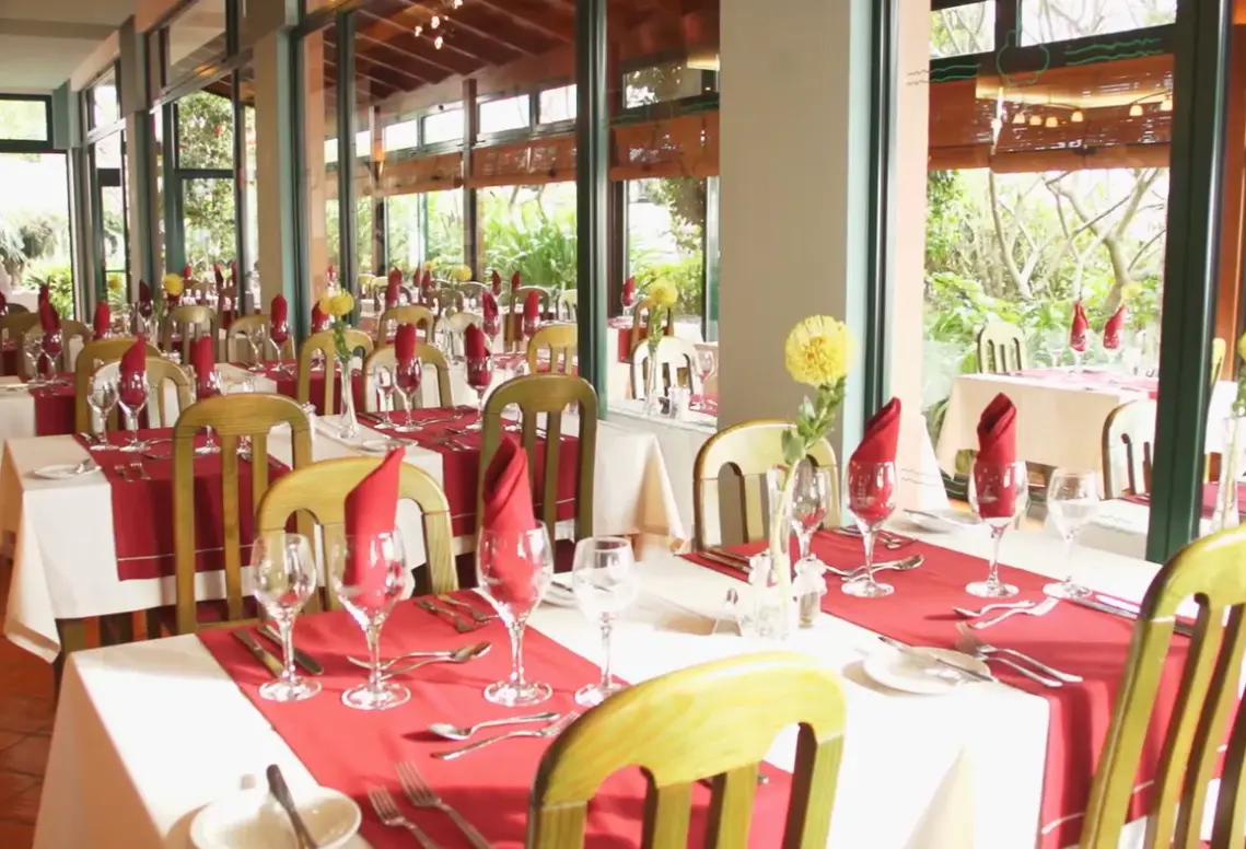 Restauracja i jedzenie w hotelu Jardim Atlántico
