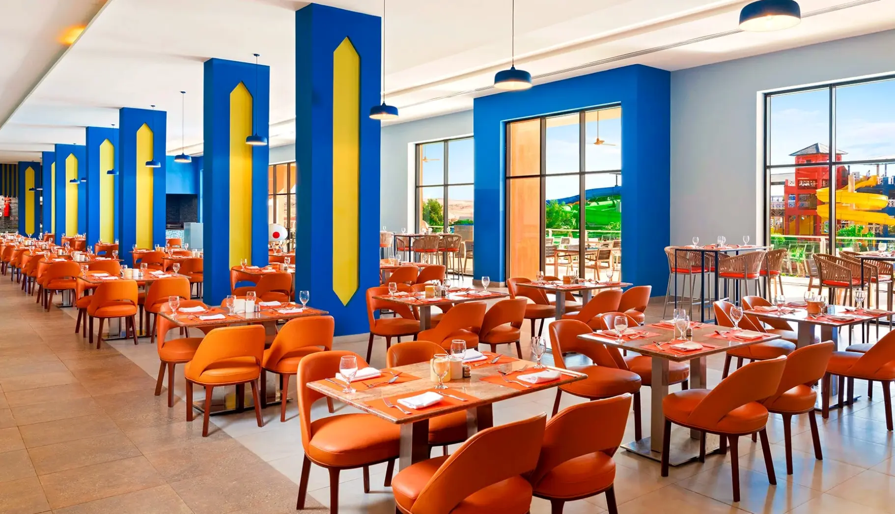 Restauracja i jedzenie w hotelu Jungle Aqua Park
