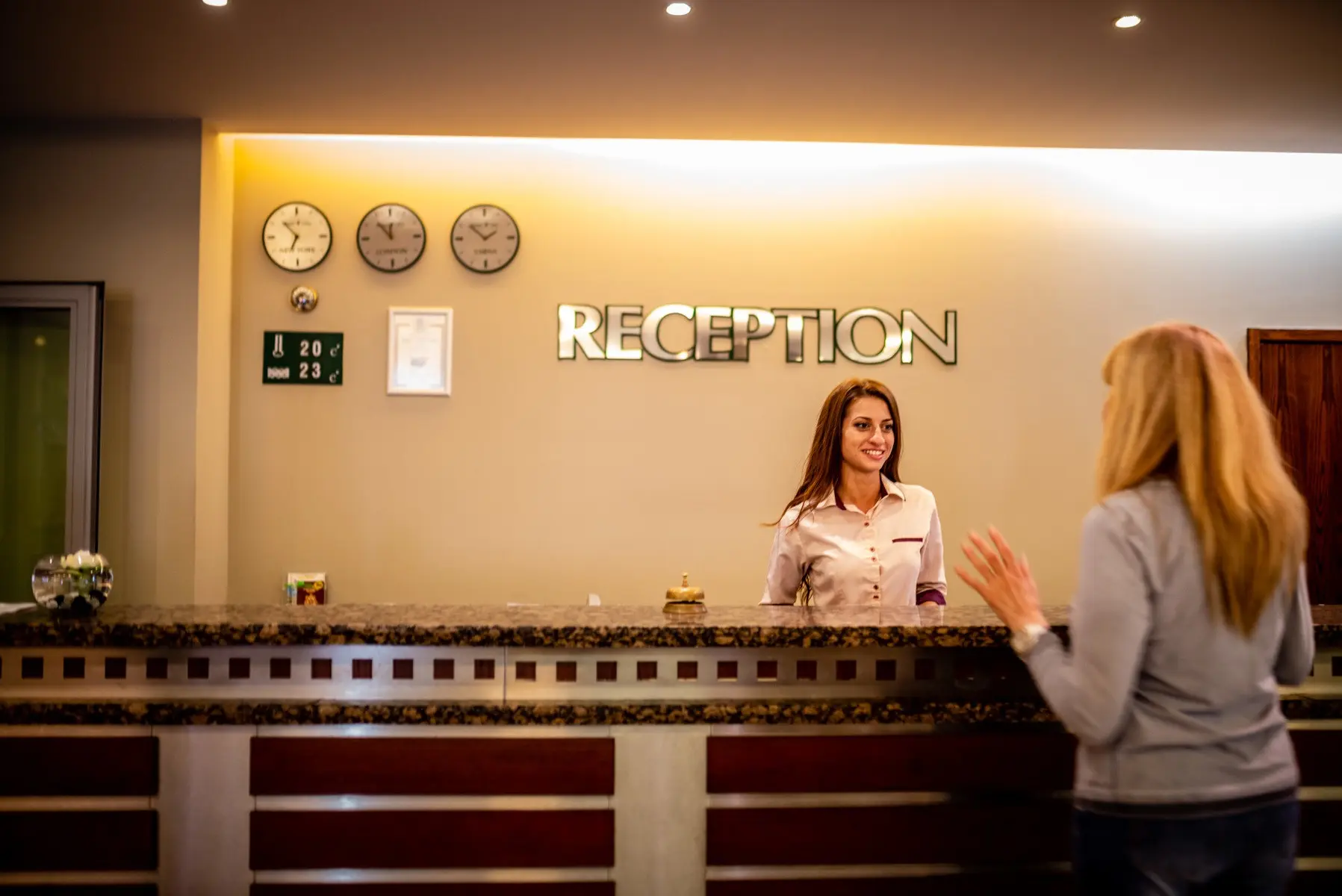 Lobby hotelu Lilia
