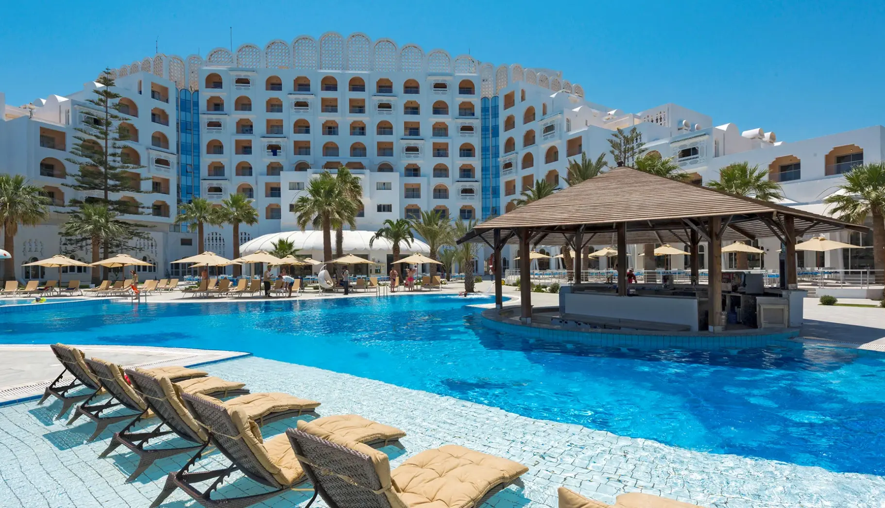 Basen w hotelu Marhaba Palace Sousse