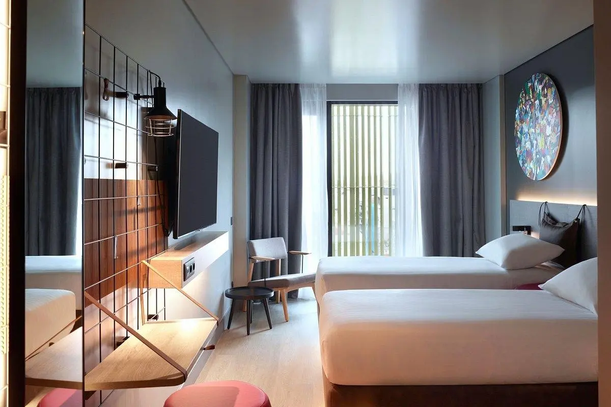Pokój w hotelu Moxy Athens City