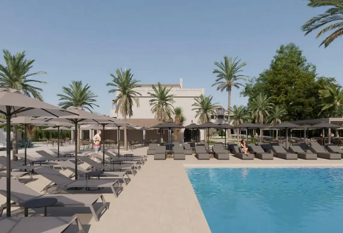 Basen w hotelu Nobilis Corfu