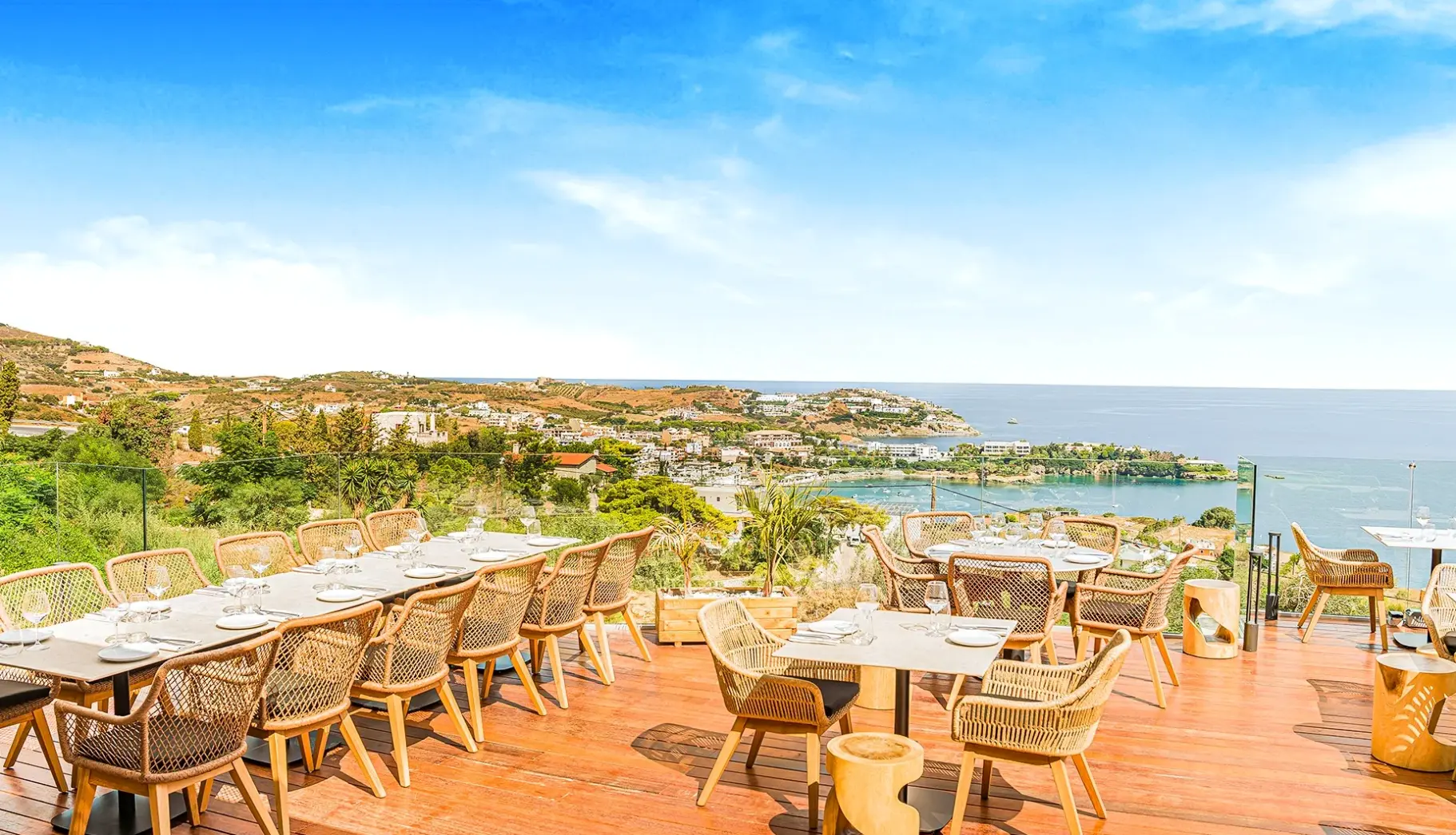 Restauracja i jedzenie w hotelu Panorama Boutique Village