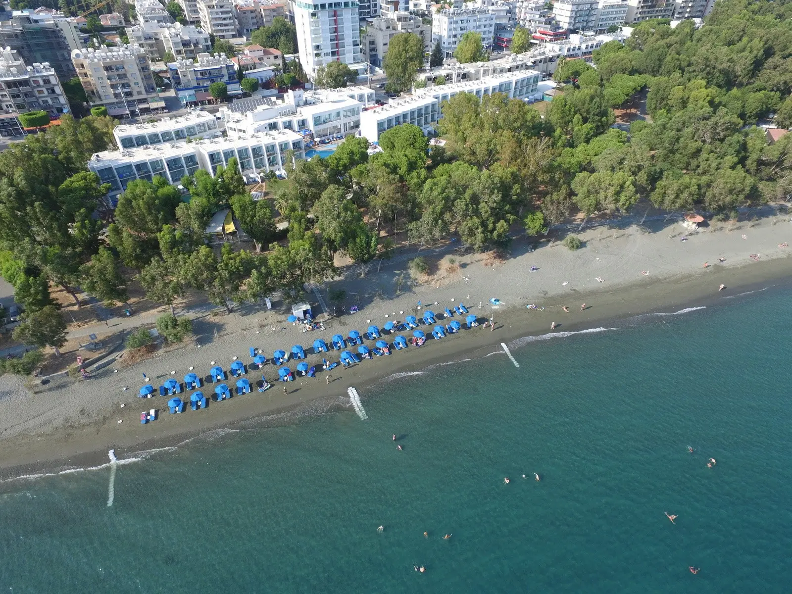 Plaża przy hotelu Park Beach Hotel