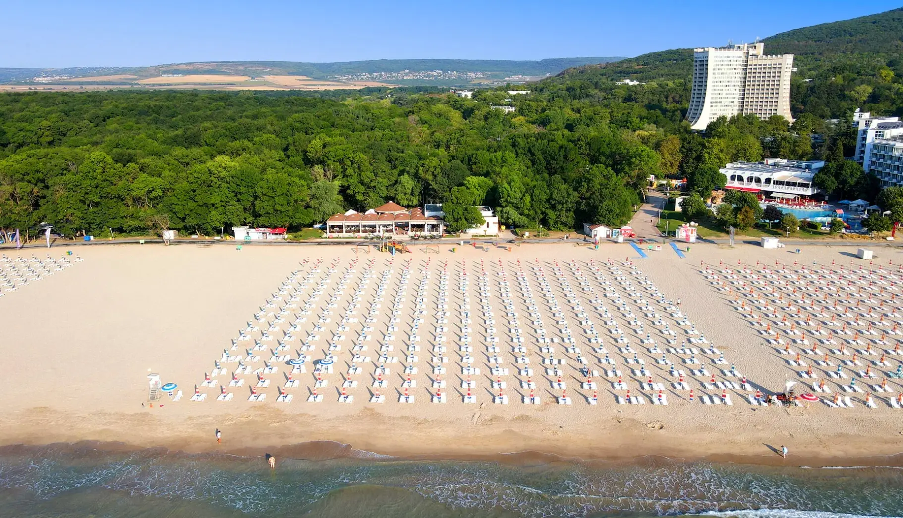 Plaża przy hotelu Ralitsa Aquaclub