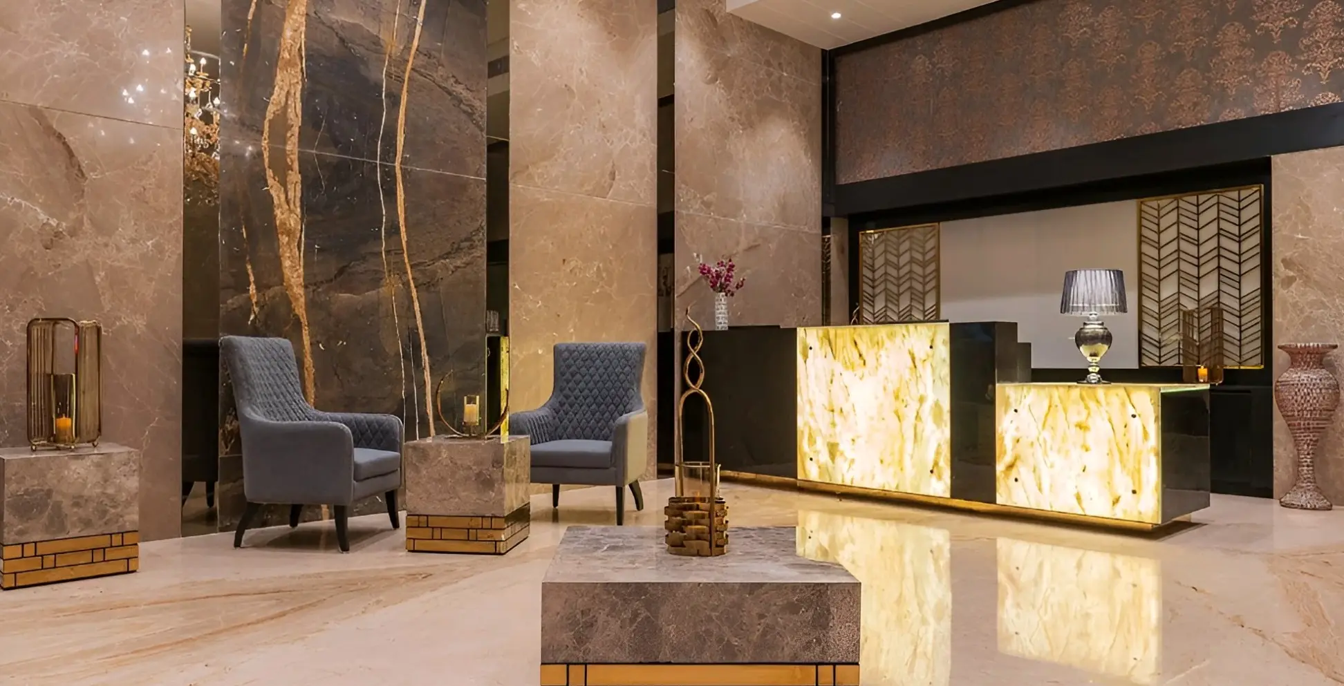 Lobby hotelu Regenta Central, Imperial Candolim