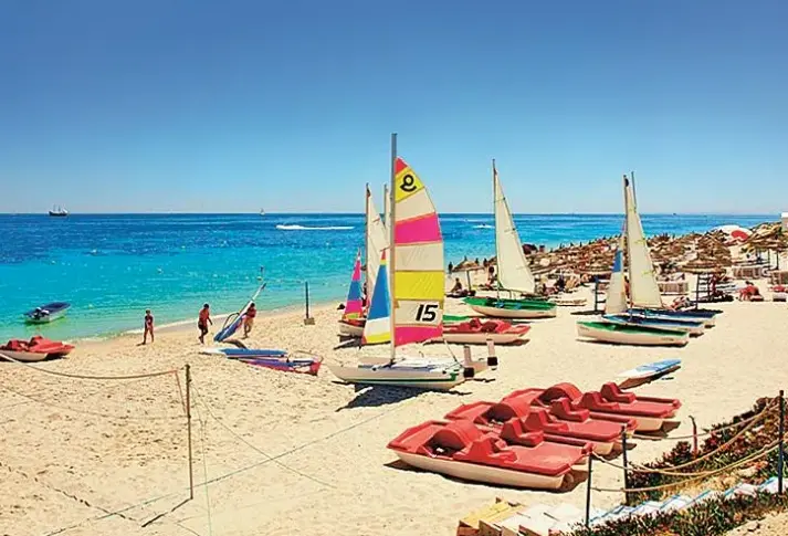 Plaża przy hotelu Seabel Alhambra Beach Golf & Spa