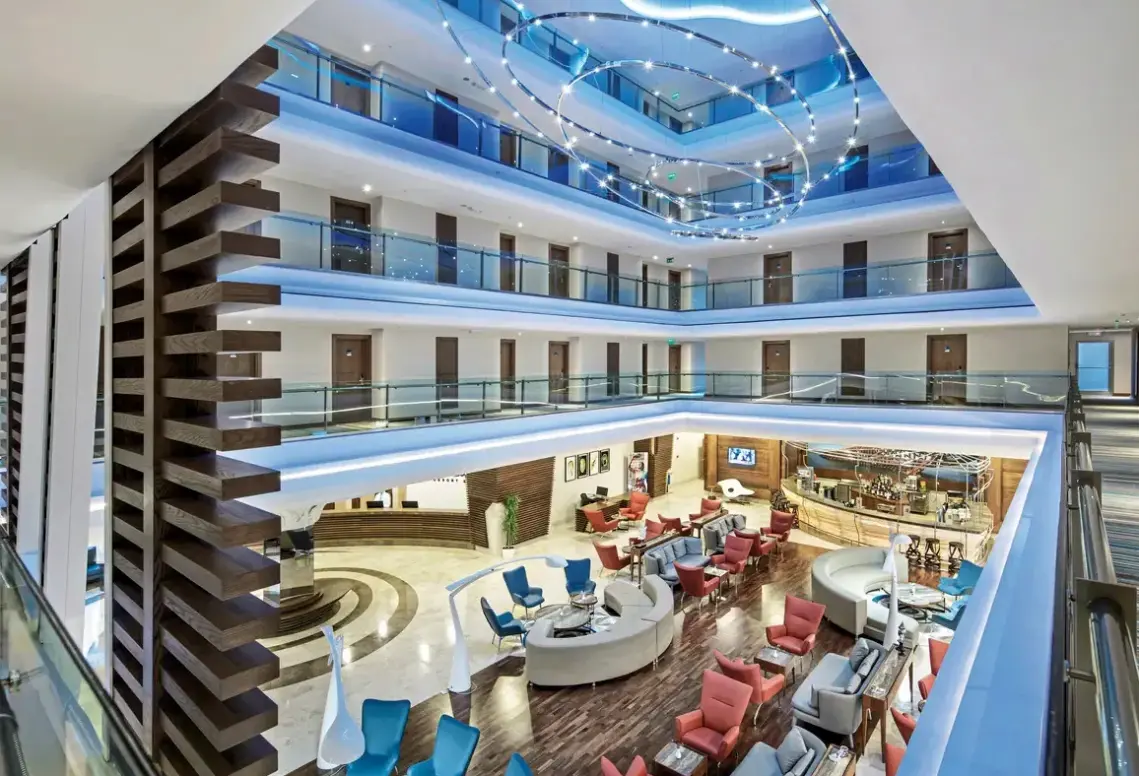 Lobby hotelu Seashell Resort & Spa