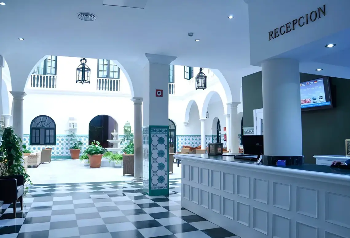 Lobby hotelu Senator Cádiz