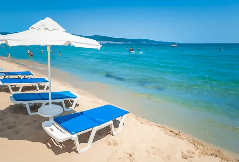Plaża przy hotelu AluaSoul Sunny Beach
