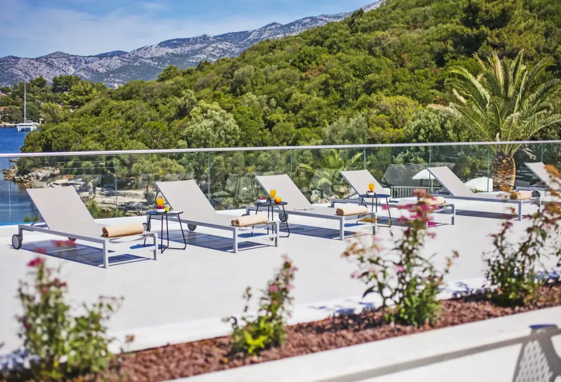 Basen w hotelu Aminess Vival Port 9 Resort (Korcula)