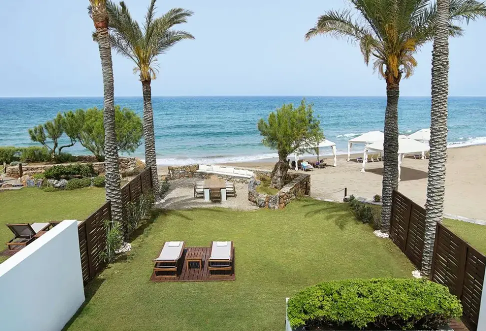 Plaża przy hotelu Amirandes Grecotel Boutique Resort