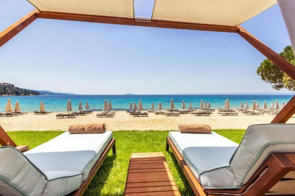 Plaża przy hotelu Ammoa Luxury & Spa Resort