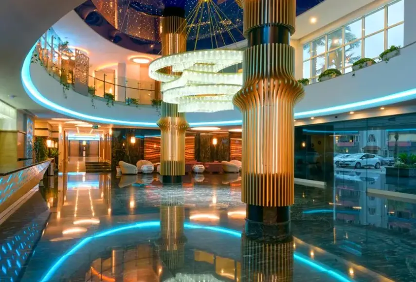 Lobby hotelu Asia Beach Resort and Spa