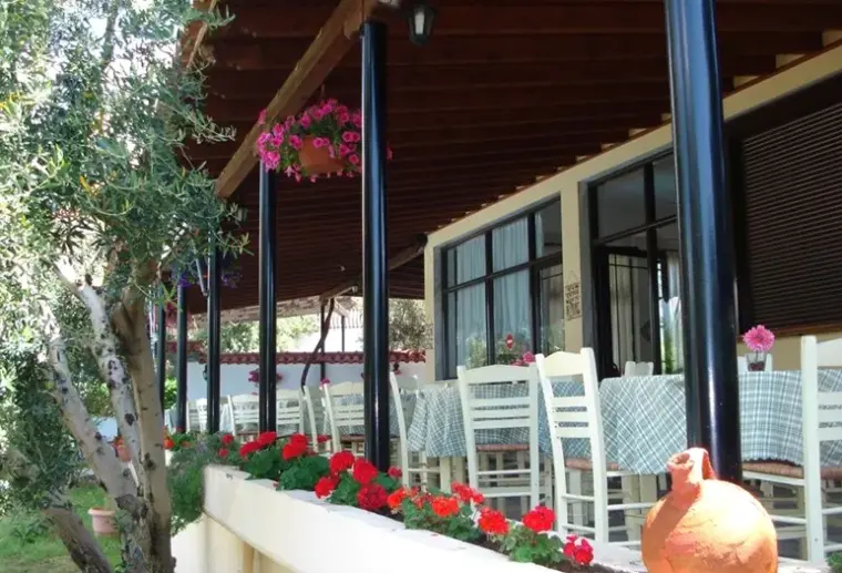 Plaża przy hotelu Asteris (Trikorfo)
