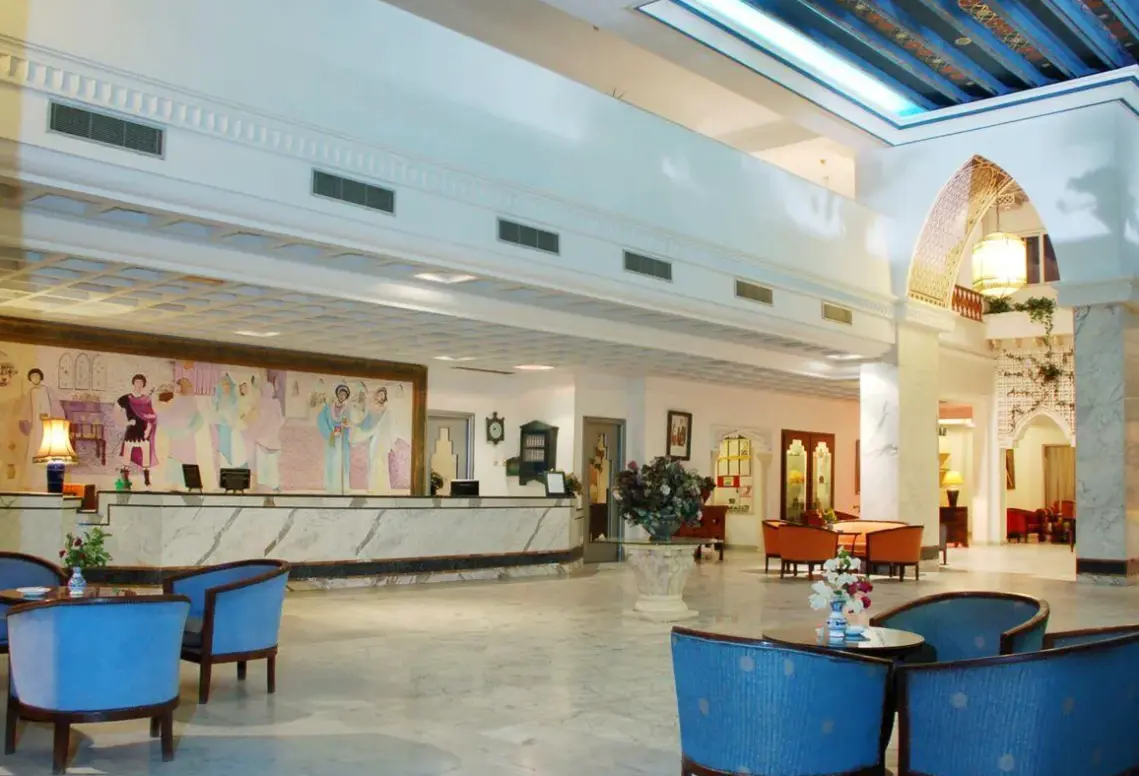 Lobby hotelu Byzance