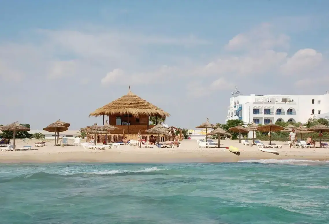 Plaża przy hotelu Byzance