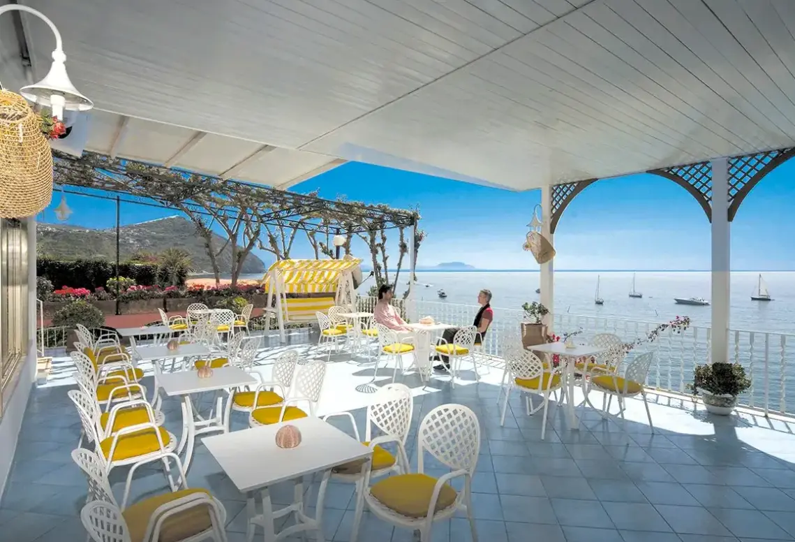 Restauracja i jedzenie w hotelu Casa Rosa Terme