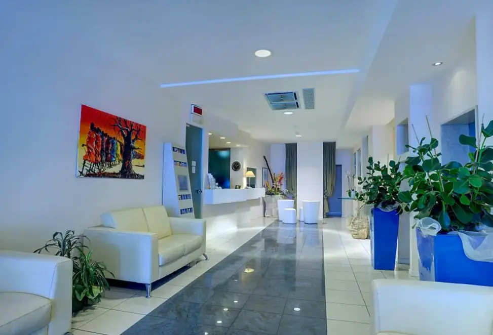 Lobby hotelu Cristallo (Riccione)