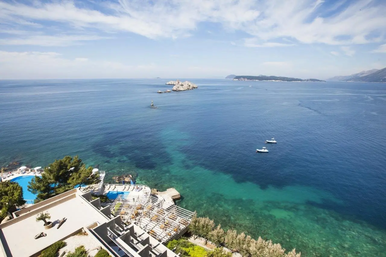 Widok z hotelu Dubrovnik Palace
