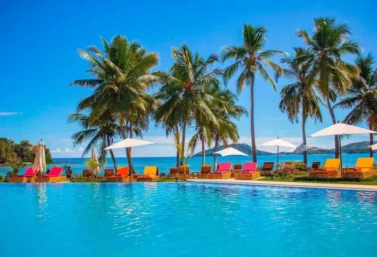 Basen w hotelu Exora Beach