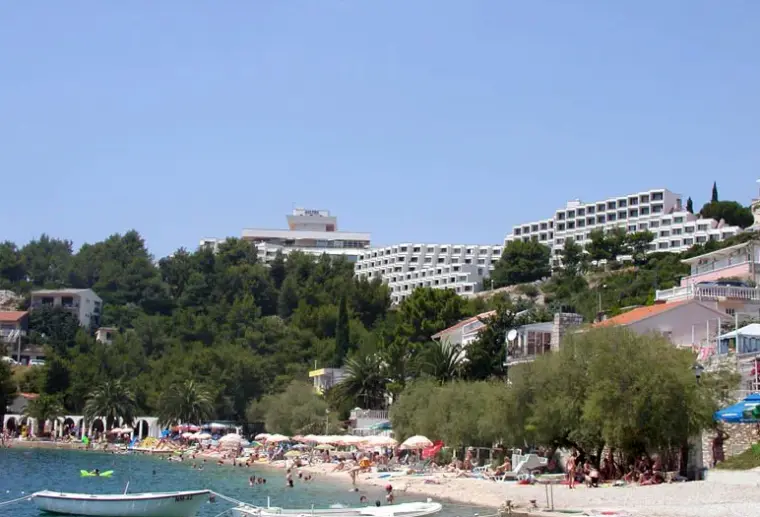 Plaża przy hotelu Grand Hotel Neum