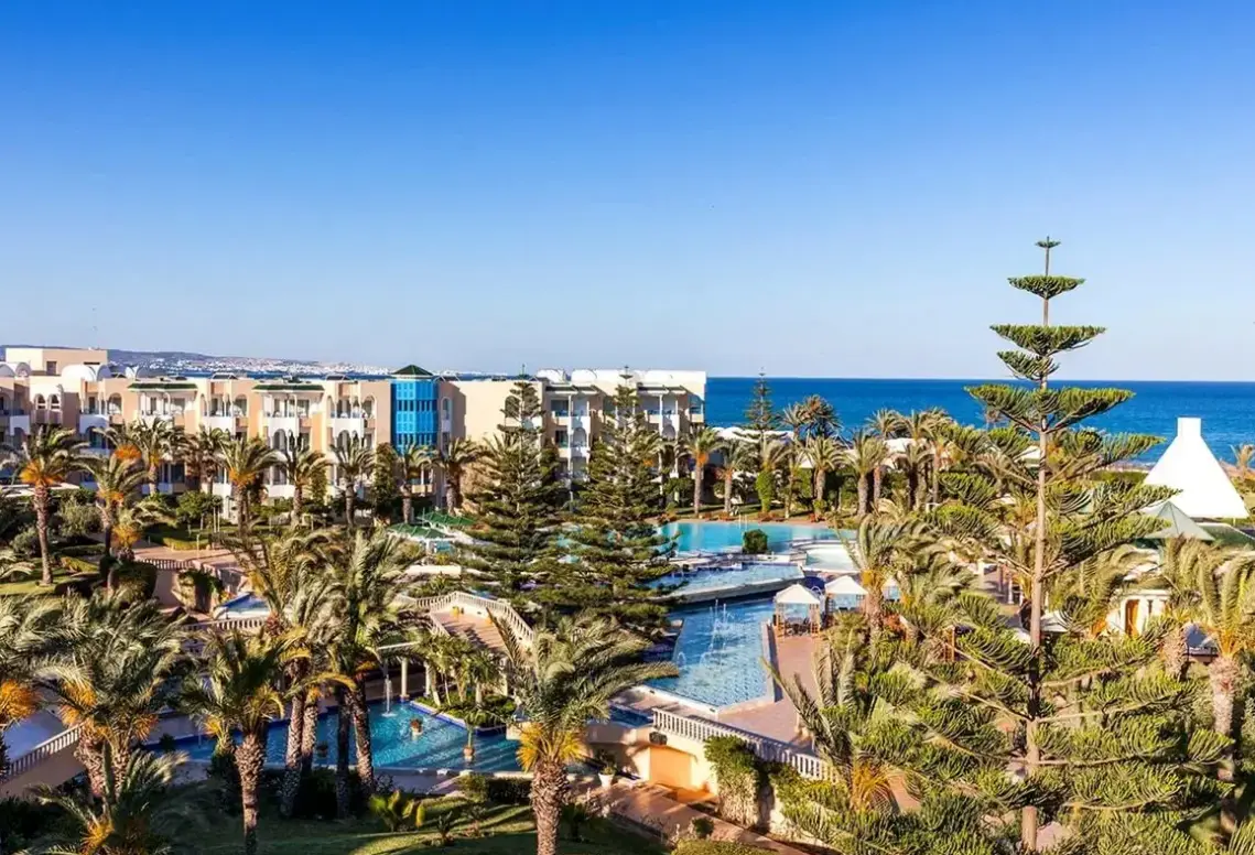 Basen w hotelu Hasdrubal Thalassa (Hammamet)