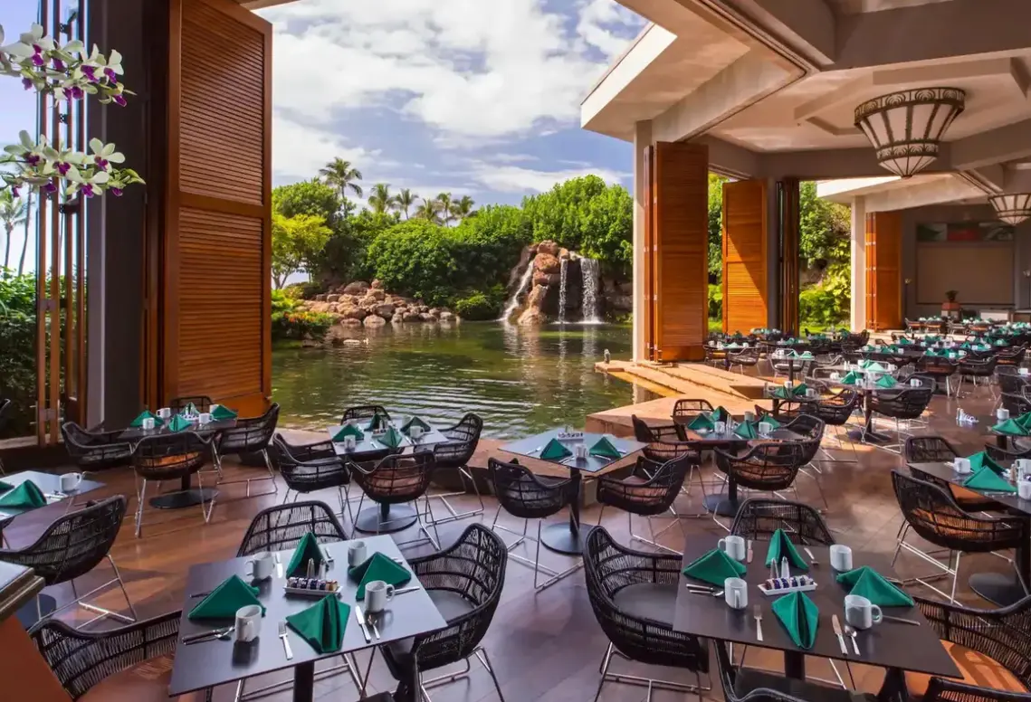 Restauracja i jedzenie w hotelu Hyatt Regency Maui Resort