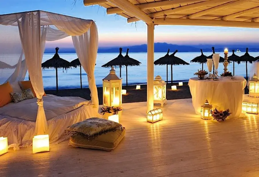 Plaża przy hotelu Ilio Mare