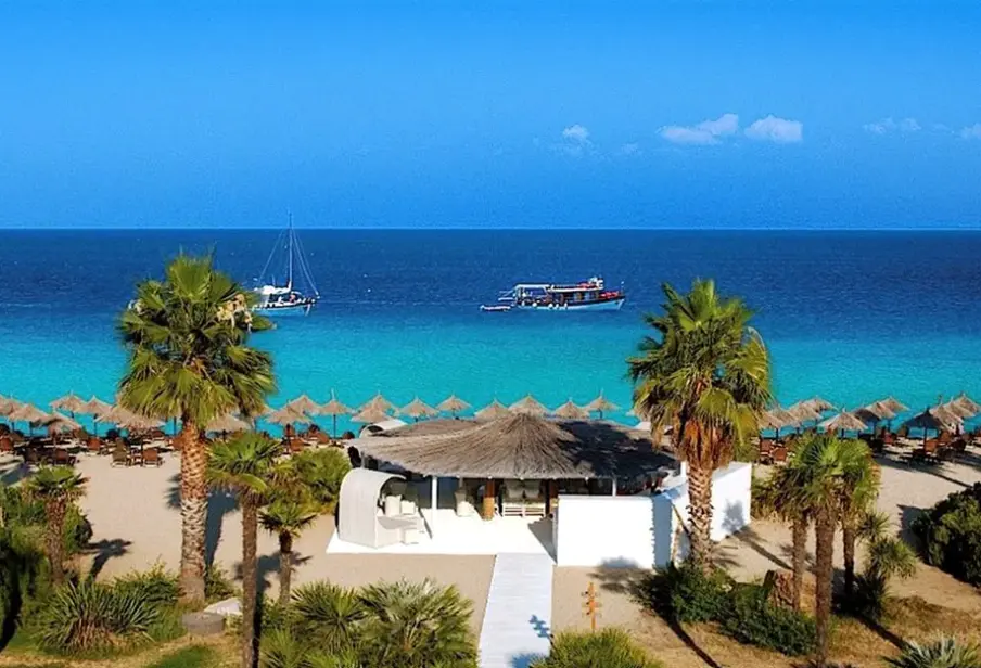 Plaża przy hotelu Ilio Mare