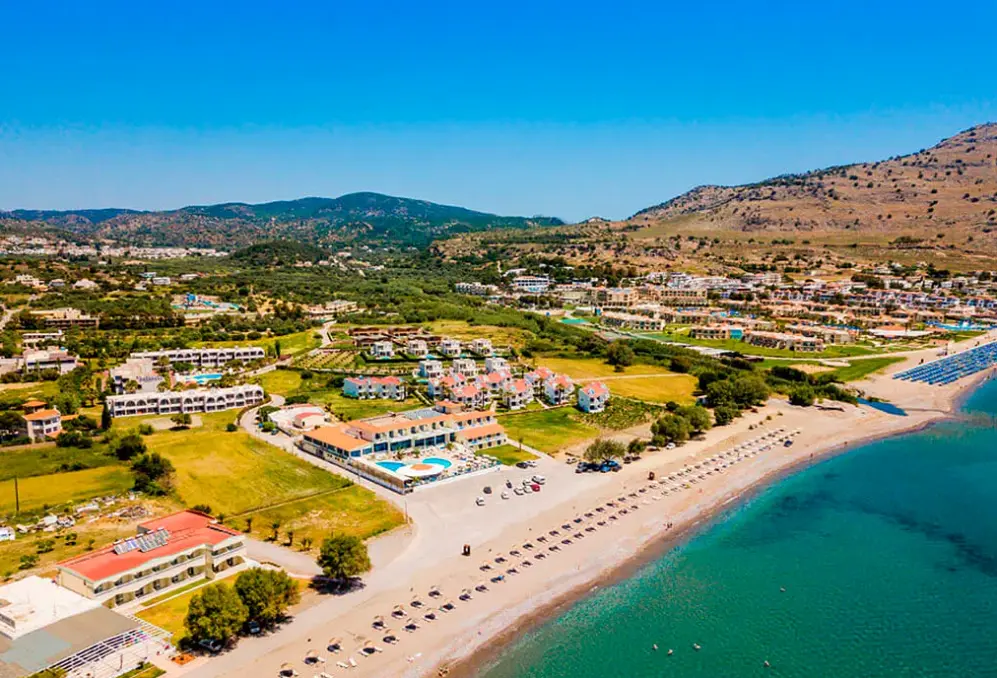 Obiekt hotelu Lardos Bay