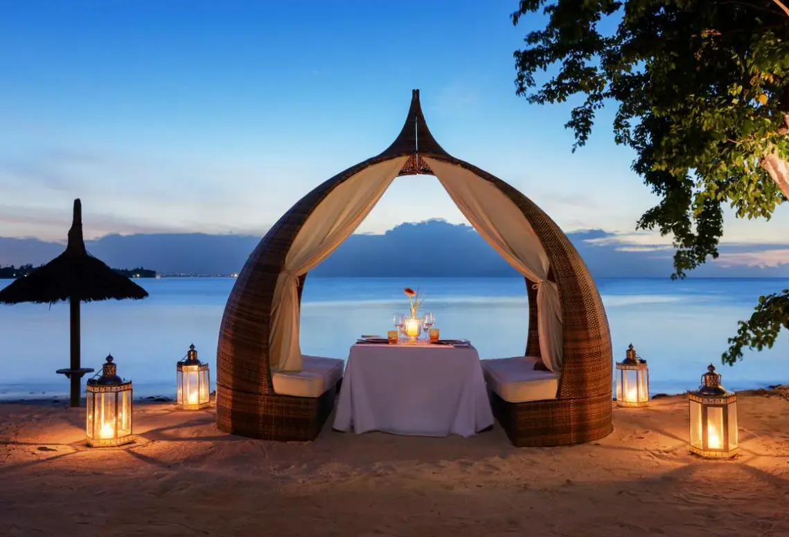Plaża przy hotelu Le Jadis Beach Resort & Wellness (Mauritius)